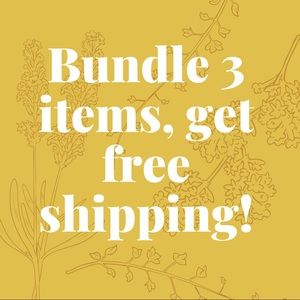 Bundle 3 Items, Get FREE Shipping! 🛍📪